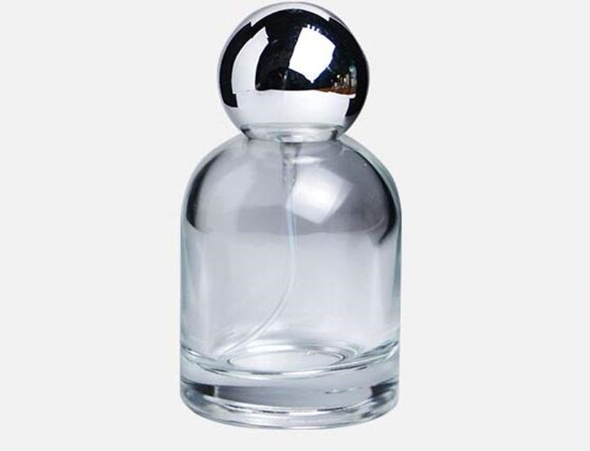 Clear Round Glass Perfume Bottle Wholesale