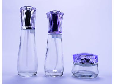 tarros cosméticos de vidrio