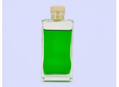 botella de vidrio de perfume francés