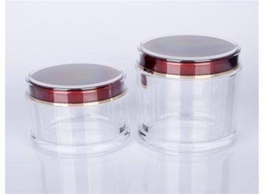 jarra de plástico transparente sin aire