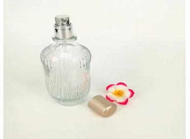botellas de perfume de vidrio vacío