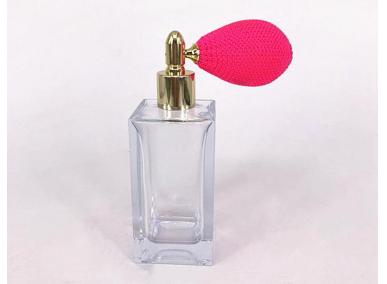 botella de perfume de vidrio en aerosol personalizado