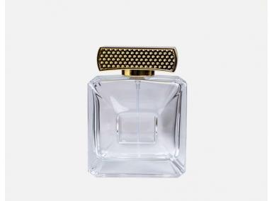 botella de perfume transparente personalizada