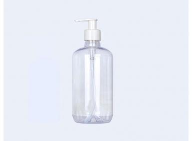 botellas redondas transparentes de plástico boston