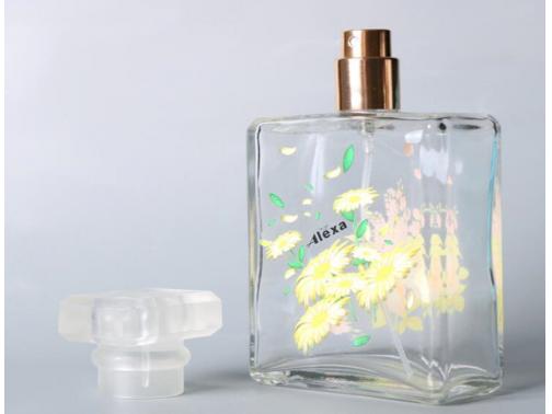 botella de spray de perfume de vidrio vacía de lujo personalizada 100ml 