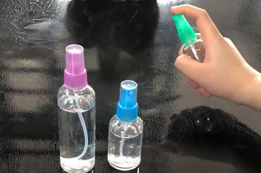 prueba para botellas de plástico spray de cosméticos